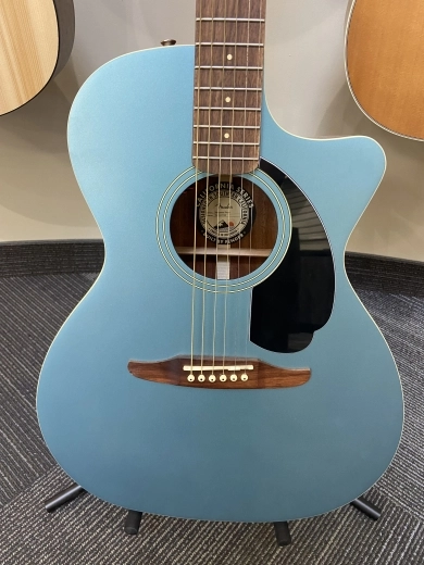 Fender - Newporter Player Acoustic-Electric Guitar, Walnut Fingerboard - Tidepool 2